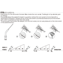 Insert ED15/E15/ES15 compatible N°ET20 Satelec