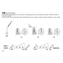 Insert ED3D compatible N°ET18D Satelec
