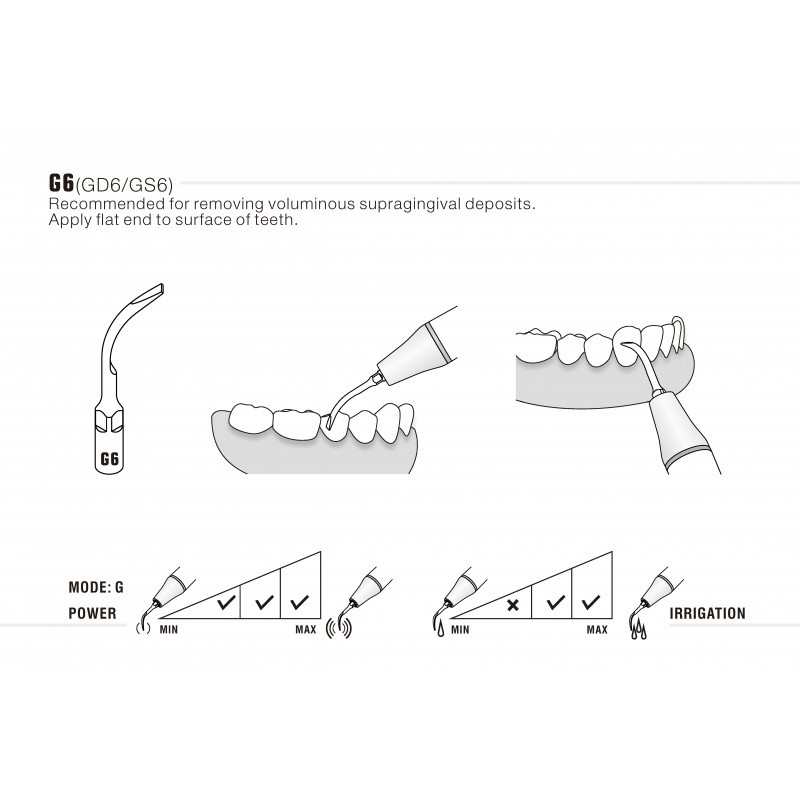 Insert G6/GD6 compatible N°2 Satelec