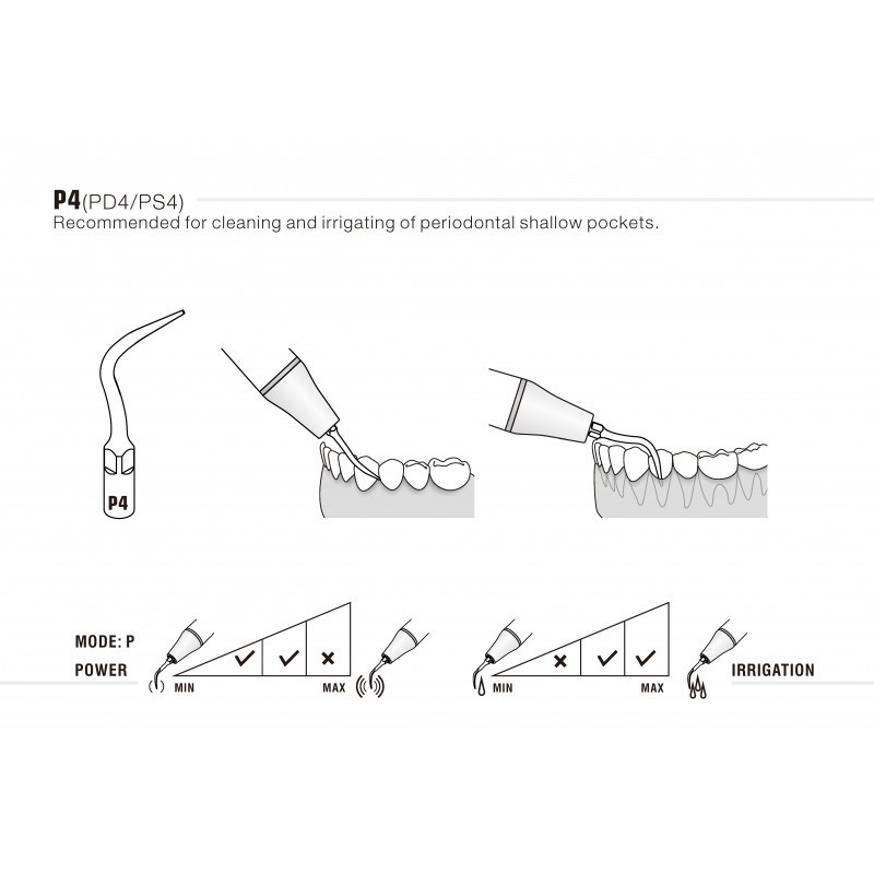 Insert P4/PD4 compatible N°10P Satelec