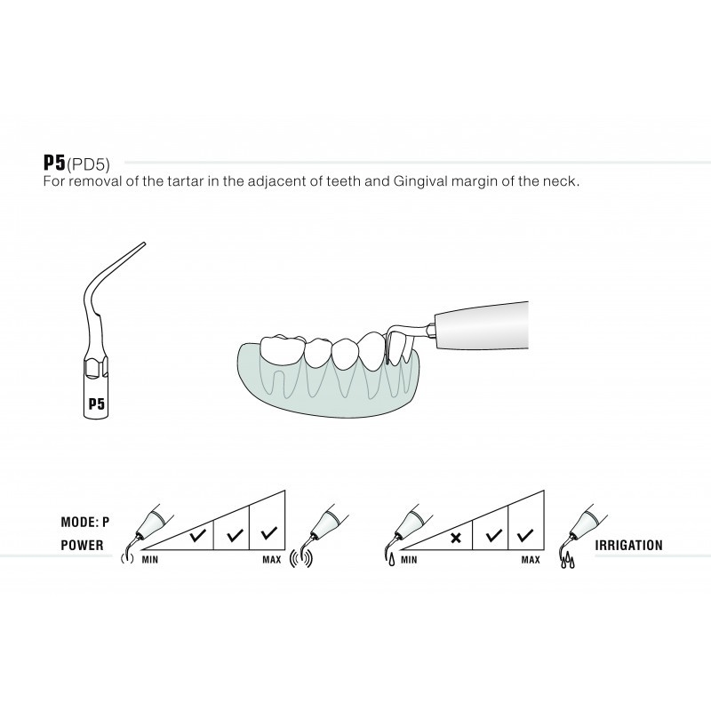 Insert P5/PD5 compatible N°10X Satelec